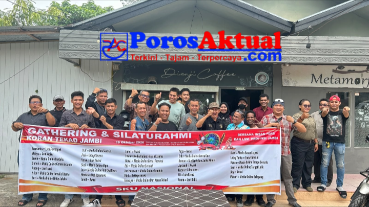 Media Koran Tekad Gelar Gathering, 40 Perwakilan LSM dan Insan Pers Jambi Perkuat Solidaritas